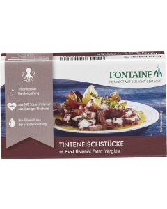 10er-Pack: Tintenfischstücke in BIO-Olivenöl, 120g