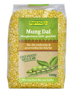 Mung Dal, Mungbohnen halb, geschält, 500g