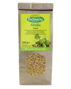 Alfalfa Luzerne bioSnacky, 200g