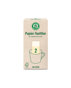 12er-Pack: Papierteefilter Größe 2, 100St