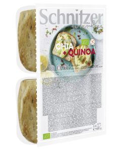 4er-Pack: Brot Chia+Quinoa, 500g