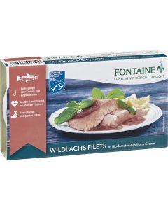 6er-Pack: Wildlachs-Filet in BIO-Tomaten-Basilikum-Creme, 200g