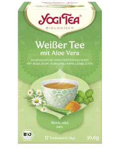 6er-Pack: Yogi Tea Weißer Tee Aloe, 30,6g