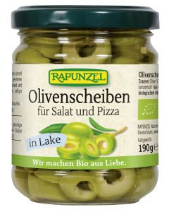 Olivenscheiben für Salat und Pizza, 190g