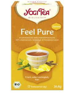 6er-Pack: Yogi Tea Feel Pure Zitrone, 30,6g