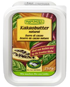 8er-Pack: Kakaobutter natural HIH, 250g