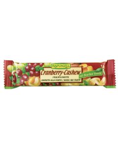 25er-Pack: Fruchtschnitte Cranberry-Cashew, 40g