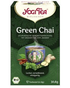 6er-Pack: Yogi Tea Green Chai, 30,6g