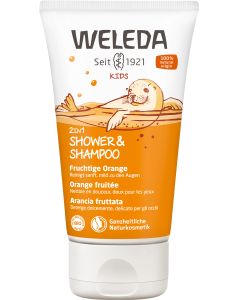 Kids 2in1 Shower Orange, 150ml