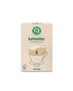 18er-Pack: Kaffeefilter Papier Gr. 4, 100St