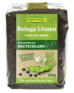 Beluga Linsen schwarz, 500g