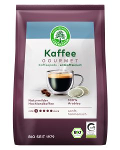 5er-Pack: Caffè Crema ENTKOFFEINIERT - Pads, 126g