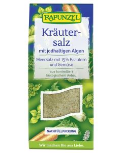 8er-Pack: Kräutersalz jodiert mit 15% Kräutern und Gemüse, 500g