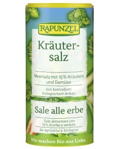 Kräutersalz mit 15% Kräutern und Gemüse, 125g