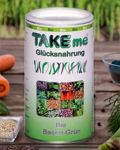 2er-Pack: TAKEme - Glücksnahrung BIO Basen-Grün 500g