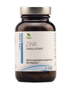 Zink, 15mg (Gluconat), 120 Kapseln