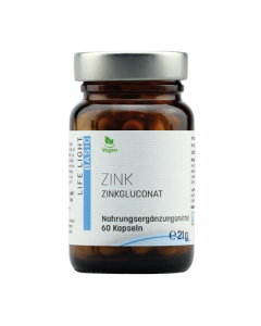 Zink, 15mg (Gluconat), 60 Kapseln